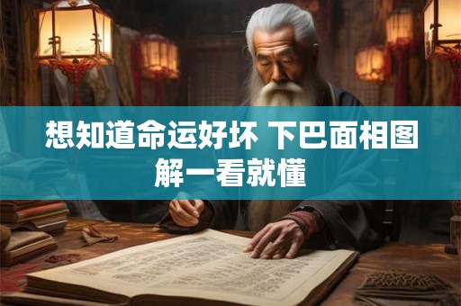 想知道命运好坏 下巴面相图解一看就懂