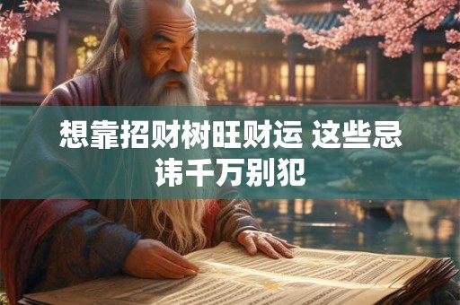 想靠招财树旺财运 这些忌讳千万别犯