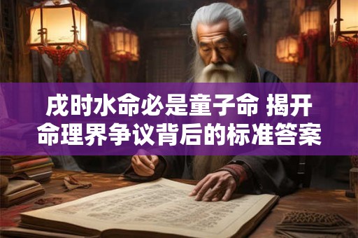 戌时生庚辰日柱，性格决定命运走向
