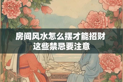 房间风水怎么摆才能招财 这些禁忌要注意