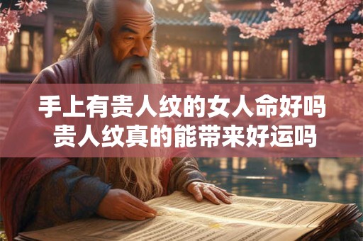 手上有贵人纹的女人命好吗 贵人纹真的能带来好运吗