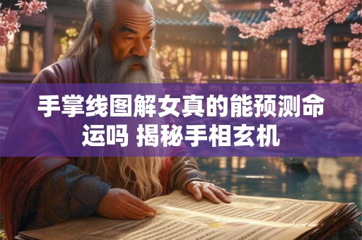 手掌线图解女真的能预测命运吗 揭秘手相玄机