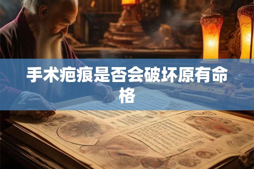 手术疤痕是否会破坏原有命格