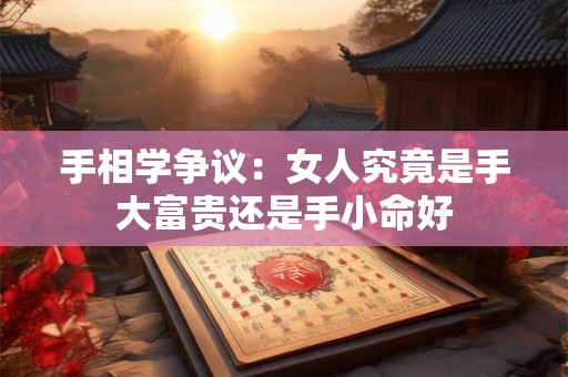 手相学争议：女人究竟是手大富贵还是手小命好