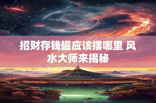 招财存钱罐应该摆哪里 风水大师来揭秘