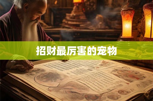 招财最厉害的宠物