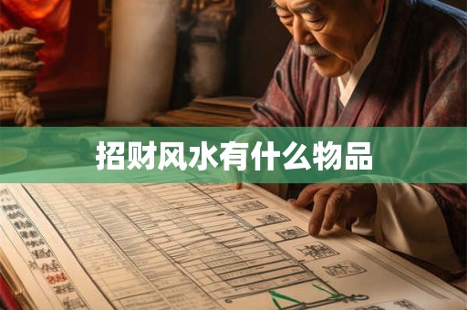 招财风水有什么物品