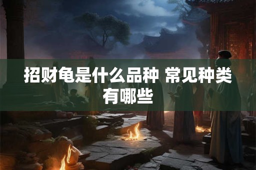 招财龟是什么品种 常见种类有哪些