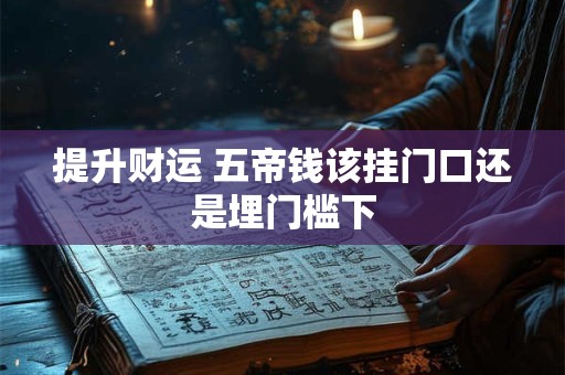 详细阅读:提升财运 五帝钱该挂门口还是埋门槛下 提升财运 五帝钱该挂门口还是埋门槛下