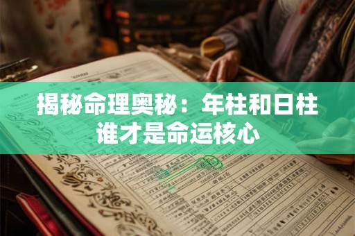 揭秘命理奥秘：年柱和日柱谁才是命运核心