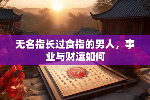 无名指长过食指的男人,事业与财运如何 无名指长过食指的男人,事业与财运如何
