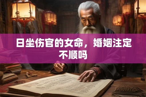 详细阅读:日坐伤官的女命,婚姻注定不顺吗 日坐伤官的女命,婚姻注定不顺吗