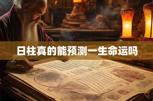 日柱真的能预测一生命运吗