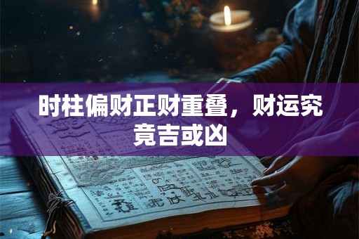 时柱偏财坐库是否预示晚年不缺钱 有哪些条件