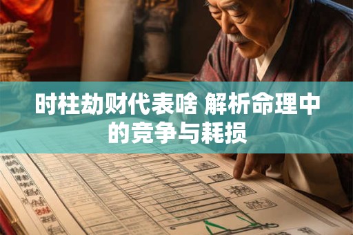 时柱劫财代表啥 解析命理中的竞争与耗损