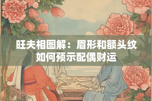 旺夫相图解：眉形和额头纹如何预示配偶财运