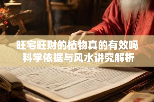 旺宅旺财的植物真的有效吗 科学依据与风水讲究解析