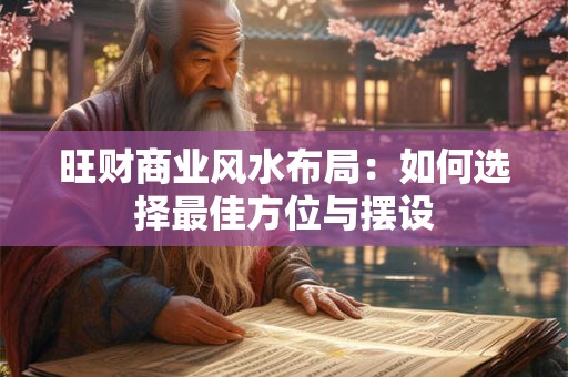 旺财商业风水布局：如何选择最佳方位与摆设