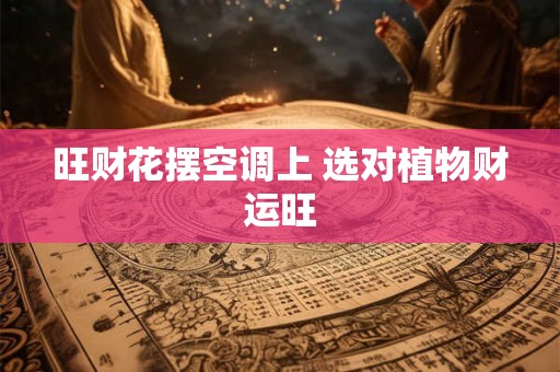 旺财花摆空调上 选对植物财运旺