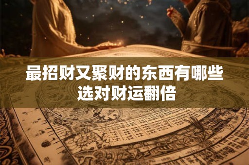 最招财又聚财的东西有哪些 选对财运翻倍