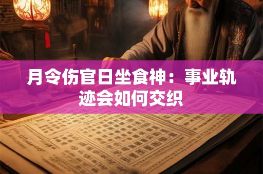 月令伤官日坐食神：事业轨迹会如何交织