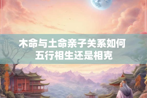 木命与土命亲子关系如何 五行相生还是相克