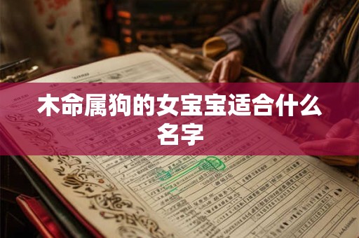 木命属狗的女宝宝适合什么名字 木命属狗的女宝宝适合什么名字