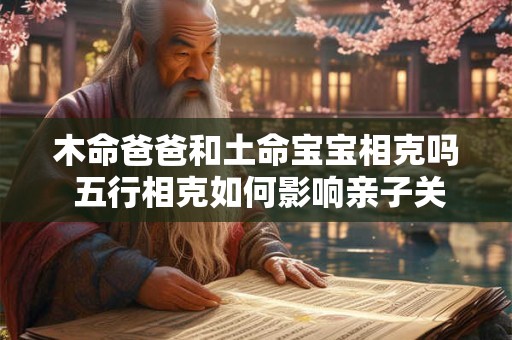 木命爸爸和土命宝宝相克吗 五行相克如何影响亲子关系