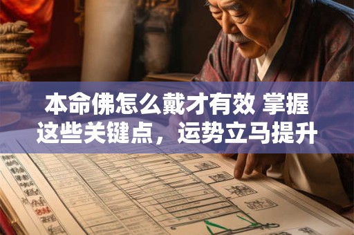 本命佛怎么戴才有效 掌握这些关键点，运势立马提升
