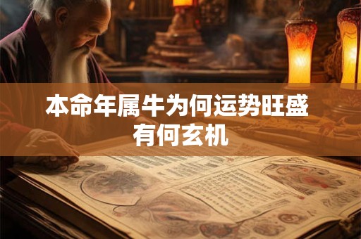 本命年属牛为何大吉大利 命理玄机还是心理暗示