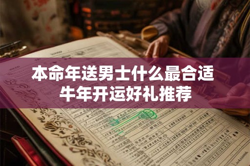 本命年送男士什么最合适 牛年开运好礼推荐