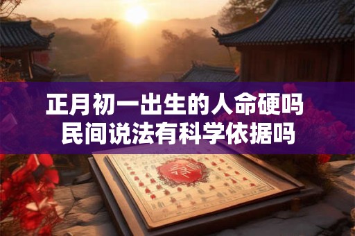 正月初一出生的人命硬吗 民间说法有科学依据吗