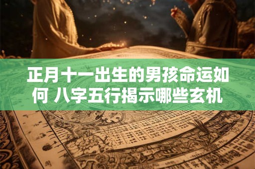 正月十一出生的男孩命运如何 八字五行揭示哪些玄机