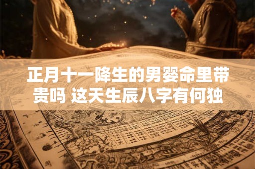 正月十一降生的男婴命里带贵吗 这天生辰八字有何独特之处