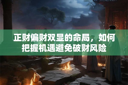 正财偏财同时现时柱，命理如何解其冲突