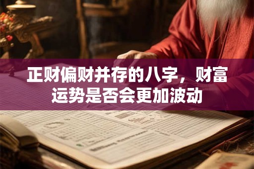 正财偏财并存的八字,财富运势是否会更加波动 正财偏财并存的八字,财富运势是否会更加波动