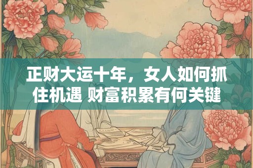 正财大运会经历什么