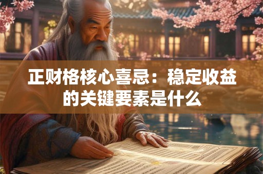 正财格身弱到底好不好 关键解析