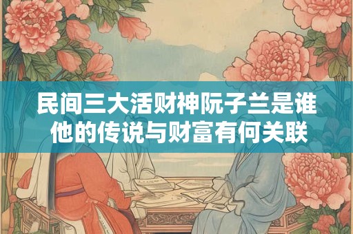 民间三大活财神阮子兰是谁 他的传说与财富有何关联