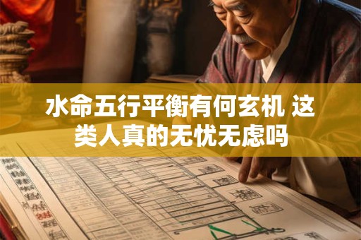 水命五行强弱关键在哪 出生时间真的影响运势吗