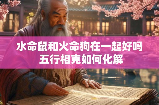水命鼠和火命狗在一起好吗 五行相克如何化解