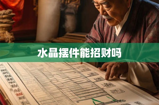 水晶摆件能招财吗