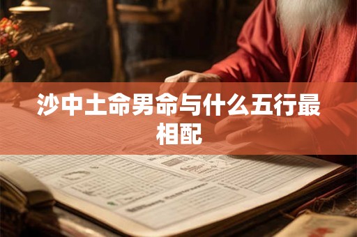 沙中土命男命与什么五行最相配