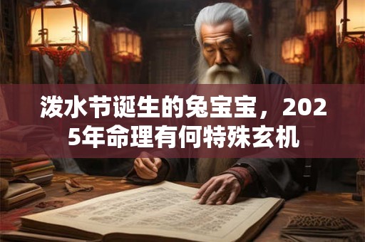 泼水节诞生的兔宝宝，2025年命理有何特殊玄机