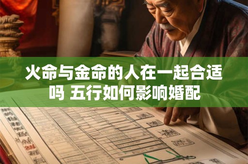 火命与金命的人在一起合适吗 五行如何影响婚配