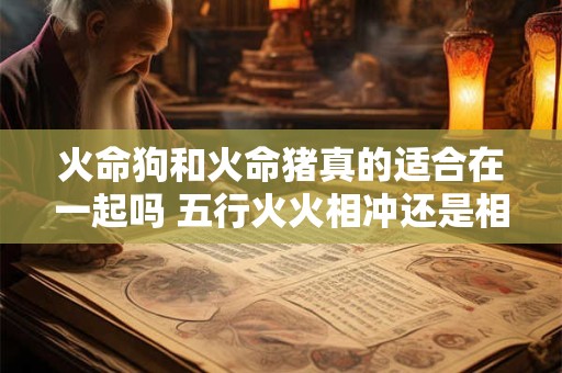 火命狗和火命猪真的适合在一起吗 五行火火相冲还是相合