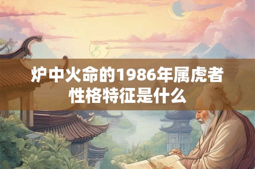 炉中火命的1986年属虎者性格特征是什么