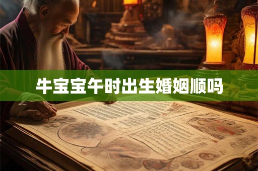 牛宝宝午时出生婚姻顺吗