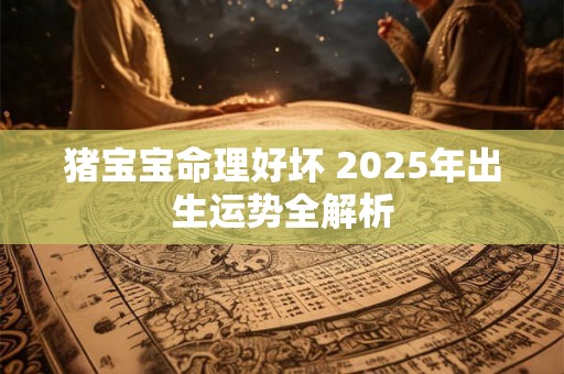 详细阅读:猪宝宝命理好坏 2025年出生运势全解析 猪宝宝命理好坏 2025年出生运势全解析