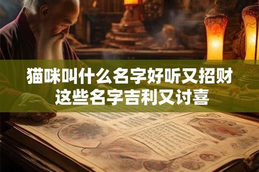 猫咪取名指南：招财又独特的名字怎么选